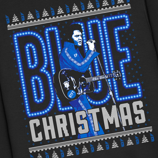 The King Blue Christmas Sweatshirt