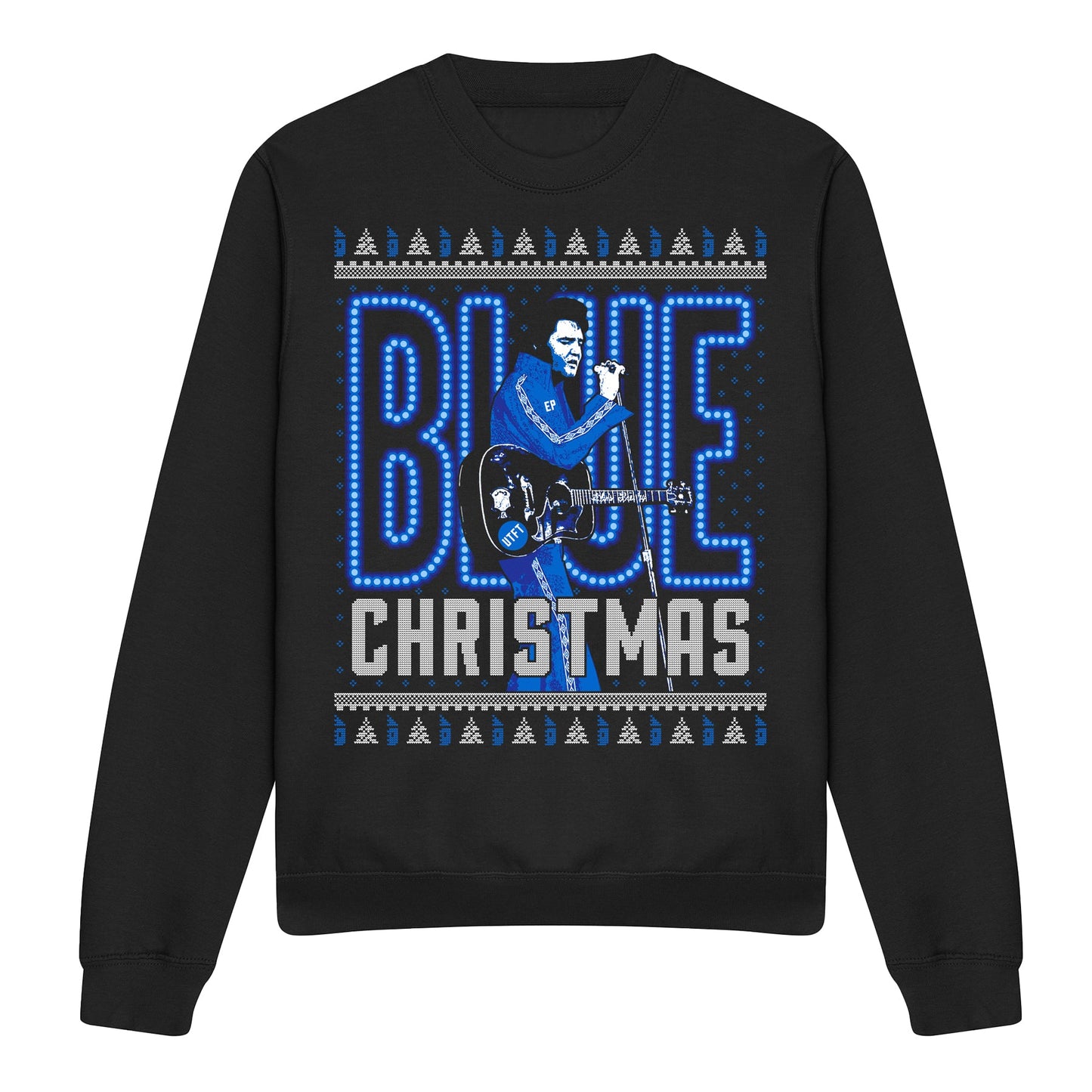 The King Blue Christmas Sweatshirt