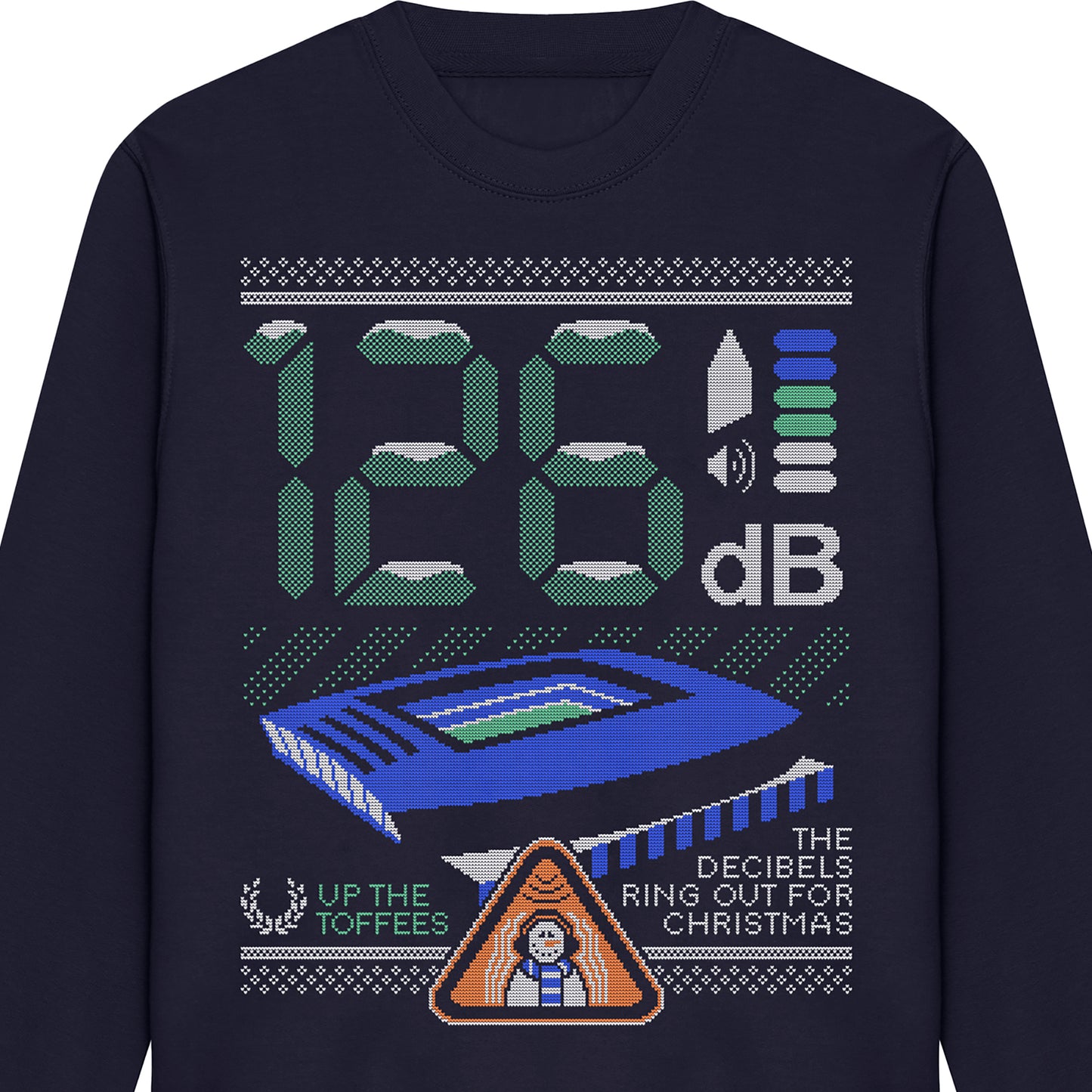126 Decibels Xmas Sweatshirt