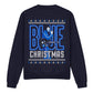 The King Blue Christmas Sweatshirt